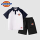 
Dickies children's clothing boys summer suit children's polo shirt two-piece set boys contrasting color clothes children's summer suit boys T-shirt