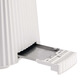 ALESSI Toaster Home Breakfast Machine Sandwich Toaster Bagel Toaster Plisse Pleated Series White