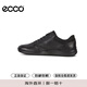 ECCO casual leather shoes for men, lightweight leather sneakers, walking shoes, Owen 511734 51052 black 40