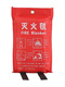 Fire extinguishing blanket fire certified fiberglass fire extinguishing blanket asbestos household commercial kitchen escape flame retardant emergency fire protection one packaging bag (not child packaging)