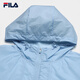Ropa de mujer oficial de Fila Yang Mi 2025 Autumn New Fashion Fashion Capeled Sun Chaqueta UPF50+ Hanging Blue-Lb L 170/88a/L
