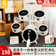 QIAO WA BAO BEI large platinum drum set children's toy for beginners 3-6 years old entry-level jazz drum drumming instrument birthday gift Christmas