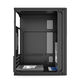 EVESKY 家悦X1 商务办公机箱电脑机箱（支持M-ATX主板/简约商务面板/USB3.0/3硬盘位/一体成型五金架构） 家悦X1黑色U3版