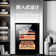 CIGARLOONG 33C cigar cabinet intelligent temperature control moisturizing independent dual-core Spanish cedar wood mellow embedded household small mini energy-saving silent cigar red wine cabinet humidifier full cigar style 33L