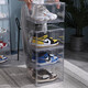 Export quality PET transparent shoe storage and organization box, sports shoe cross-border storage and dust-proof display cabinet, side-opening style, 6 pieces, single weight 1.3KG