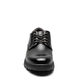 Florsheim Boys' Oxford Shoes Casual Leather Shoes 8-12 Years Old, Comfortable and Breathable Black 2.5 Big Kid
