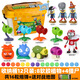 
Plants vs. Zombies Genuine Plants vs. Zombies Children's Toys Boy Cartoon Ejection Doll Storage Bucket Full Gift Box Set 686-140 Hard Glue 22 Packs containing 1 Giant + Delivery Land