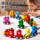 Qiyoubao Magnetic Digital Train Toys Magnetic Building Block Assembly Baby Girl 1 bis 3 bis 6 Jahre alt 2 Männer Magnetische Saugmodell: 1 Abschnitt der Lokomotive + 11 Abschnitte der Zahl/1 im gesamten + frühen Bildung + magnetischer digitaler Zug