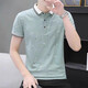 Sept t-shirts à manches courtes de sept wolf Summer Polo en coton imprimé pour hommes T-shirt mince t-shirt Men 677 White L [110-120Jin [Jin est égal à 0,5 kg]]]