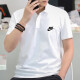 耐克（NIKE）T恤男装 2025夏季男子短袖翻领POLO衫透气休闲网球白色纯棉短袖男 FN3895-100/纯棉/偏大/白色 M