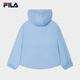 Ropa de mujer oficial de Fila Yang Mi 2025 Autumn New Fashion Fashion Capeled Sun Chaqueta UPF50+ Hanging Blue-Lb L 170/88a/L