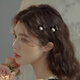 Xiang Wan Hair Clip 2-piece Set Clip Fashion Small Hair Clip Temperament Princess Head Side Hair Clip Bangs Clip Women's Hair Accessories Headwear