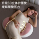 Tomibaby Pregnancy Pillow Waist Support Side Sleeping Pillow U-shaped Side Sleeping Pillow Support Abdominal U-shaped Side Sleeping Pillow Special Pregnancy Pillow Supplies Romantic Blue