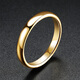 Fat Donglai's same style 18K gold tail ring men's non-marriage tail ring cold style tungsten gold 18K gold ring little finger element US size 10 (finger circumference 61-62mm)