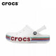 卡骆驰（crocs）男女童鞋24秋季新款平底凉鞋轻便洞洞鞋9731-100官方旗舰 209731-100 24.5 C8(24-25)