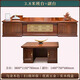 Ningqiu Luoge (NICHLORT) new Chinese style office desk and chair combination ebony wood all solid wood CEO boss table high-end atmospheric chairman executive desk 3.8 meters executive desk ebony wood