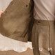 CULTUM French long linen breathable and quick-drying CULTUM Italian herringbone half-line suit suit men's casual suit Mika herringbone two-piece set 175B /50B
