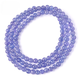 ZHIO Tanzanite multi-circle bracelet, Tanzania tanzanite raw stone beads, loose jewelry, three-circle crystal bracelet for women and men, high-quality model, bead diameter is about 5.5mm, three-circle