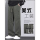 
Semir American work pants men's spring and summer new loose straight paratrooper pants army green charge sports wide-leg casual pants 9856 army green M 90-105Jin [Jin equals 0.5 kg]