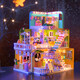 LEGO Edificio Compatible House Villa Assembly Girl Series Princess Castle Toys Girl Birthday Gift Fashion Dog Fashion Home 1048 Pellet Acrylic