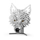Bellflower Metal Puzzle 3d Style chinois Haute difficulté des blocs de construction domestiques incompilés 3D Assemblage de puzzle tridimensionnel à la main