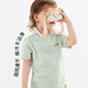 Betis children's short-sleeved T-shirt 2026 summer new style sweat-absorbent and quick-drying breathable top for boys and girls, forest green, sun protection and quick-drying 110 cm