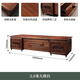 Hanjitangyu solid wood desk president desk executive desk office high-end new Chinese style chairman computer boss desk and chair combination 2.0 meters boss desk