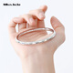 Miss JuJu pt950 Platinum Bracelet Women's New Fashion Semi-Solid Platinum Star Track Perfect Round Bracelet Deposit Customized Other Specifications