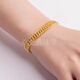 Yan Jinxin gold horse whip bracelet 999 pure gold package silver boss bracelet gold package silver Cuban bracelet domineering style for dad 15MM horse whip bracelet + gold 4 grams + weight about 80 grams