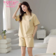 Pajama modal de los nuevos pantalones cortos de algodón puro de verano para mujeres Los pantalones cortos de algodón informal simple se pueden usar fuera del hogar de ropa para el hogar Z9857 M recomendado 80-100Jin [Jin equivale a 0.5 kg]