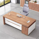Yusong Boss Office Desk and Chair Combination President Desk Manager Desk Supervisor Desk Simple Modern Office Furniture Executive Desk Set 1.4 Meter Boss Desk