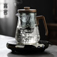 Gaoming glass mountain view teapot household heat-resistant kettle tea water separation large capacity thickened tea boiler new kettle iceberg teapot 780ml