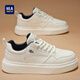 Heilan House (HLA) sneakers men's shoes 2025 autumn and winter new style plus velvet thick sole heightening casual white shoes classic casual shoes for men white blue 41