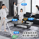 AUX wired vacuum cleaner household upgraded electric floor brush double dust cup handheld carpet type large suction low noise small high-power powerful pet hair suction AXC-22AV10A