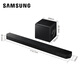 Samsung (SAMSUNG) HW-Q800F/XZ Panoramic Sound 5.1.2 Channel Echo Wall Home Theater Wireless Subwoofer Bluetooth Projector Game TV Audio Smart APP Control