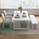 Kezhitu Massivholz großer Schreibtisch Weißer Creme-Stil Computer DESUTOHE LANGE BRAUBE WORKBANCH Home Langer Tisch Mehrfacher Studientisch CR9901# Walnuss Farbe Single Tisch [Desktop Holz dicke Nr. 140x80x75cm
