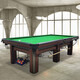 INVUI billiard table standard black 8-ball room club competition billiard table 9-foot table height version