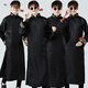 Zhiqiang groomsmen suit Chinese style wedding dress Chinese style brother group costume wedding cross talk suit coat mandarin jacket student performance wine red embroidery style glasses and roses good quality XL 175- 92A 140-150Jin Jin equals 0.5 kg