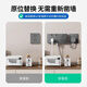 Oaks extension socket with power cord multifunctional bedroom wall extension conversion socket kitchen plug strip with switch 10A+16A left wiring gray
