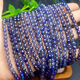 Ally natural transparent cordierite three-circle bracelet blue crystal tanzanite beads blue crystal blue crystal bracelet gift 5mm3 circle