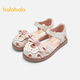 Balabala children's shoes children's sandals girls' shoes 2025 summer princess shoes literary national style flat shoes 208225141012