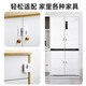 
Punch-free refrigerator lock security lock password lock anti-theft merchant special drawer lock cabinet sliding door lock children password pair unlock 1 package