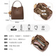 Scarecrow bag for women 2025 new cowhide leather shoulder crossbody bucket bag light luxury high-end birthday gift for girlfriend and wife
