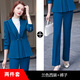 Purple charming high-end suit suit for women 2025 spring and autumn new style professional temperament formal goddess style suit fake two-piece jacket blue suit 3XL (recommended 130-140 Jin Jin equals 0.5 kg)