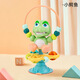 千封婴儿餐椅餐桌吸盘转转乐玩具早教益智抓握安抚小鸭宝宝摇铃0 餐椅转转乐-鳄鱼【彩盒】