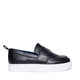 STEVE MADDEN Boys' Adaptive Cooper Loafers Black//White 2 Little Kid