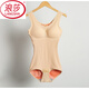 LangSha (LangSha) Autumn and Winter Warm Vest Women's Shapewear One-piece with Padded Padded Underwear Plus Velvet Thickened Butt Lift Bottoming XL Size Seamless Underwear Free Style/Fair Skin Color 2XL (Recommended 130-150Jin Jin equals 0.5kg)