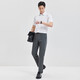 Seven Wolf [Mulberry Silk] Short-sleeved shirt for men in summer antibacterial comfortable skin-friendly and breathable business casual shirt for men