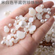 Half-faced imitation pearl semi-circle flat-bottomed round beads off-white patch diy handmade hair accessories hairpin jewelry accessories white 6mm ordinary 50 pcs