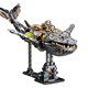 乐高（LEGO）关节联动机械动物积木鲸鱼鲨鱼鳄鱼模型拼组装积木 SHARKS半机械鲨鱼+电动版-687PCS